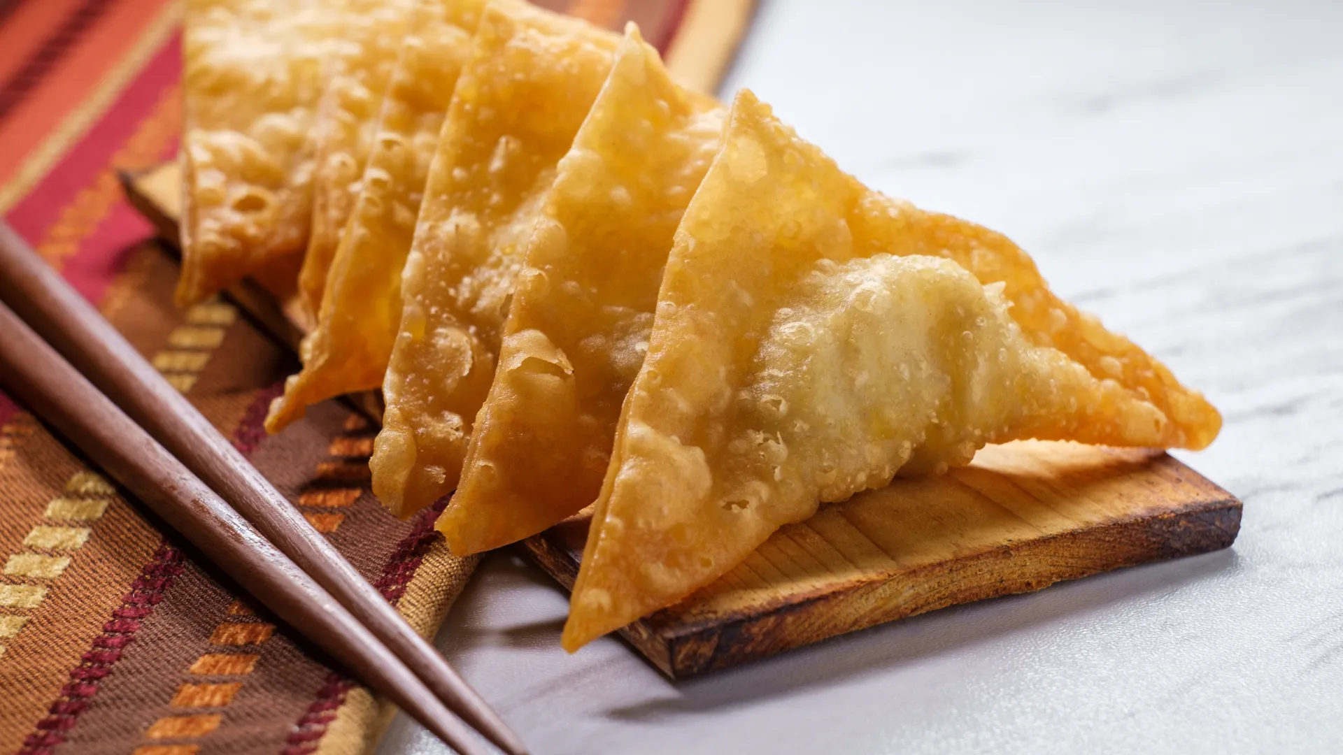 Wonton – kana ja katkarapu